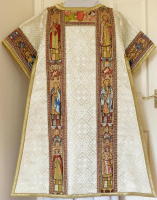 Antique White High Mass Set Vestments